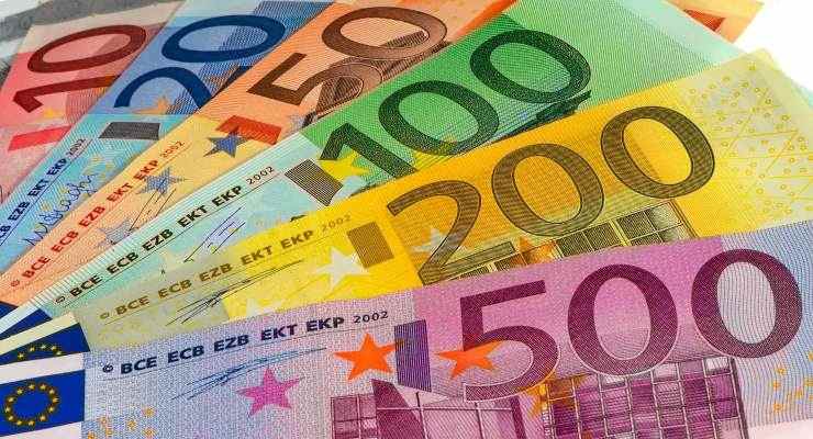 banconote di euro di vari tagli