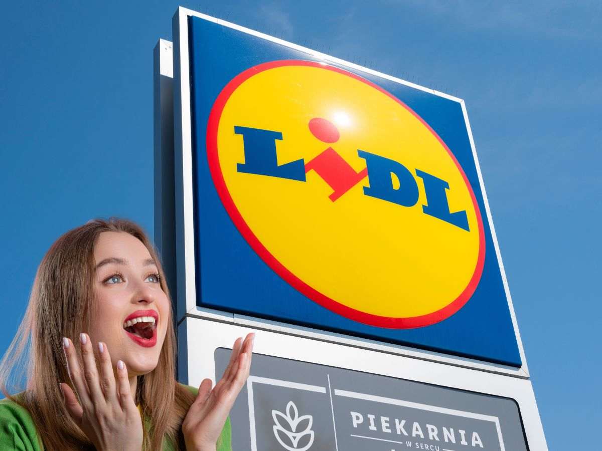 marchio lidl e signora incredula